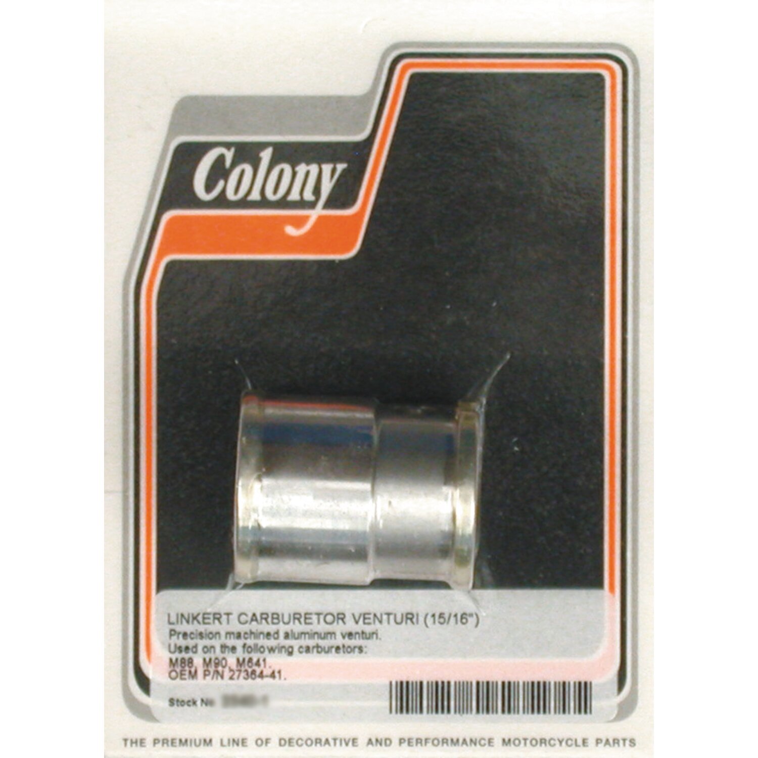 Colony, venturi for 1-1/4" Linkert carb