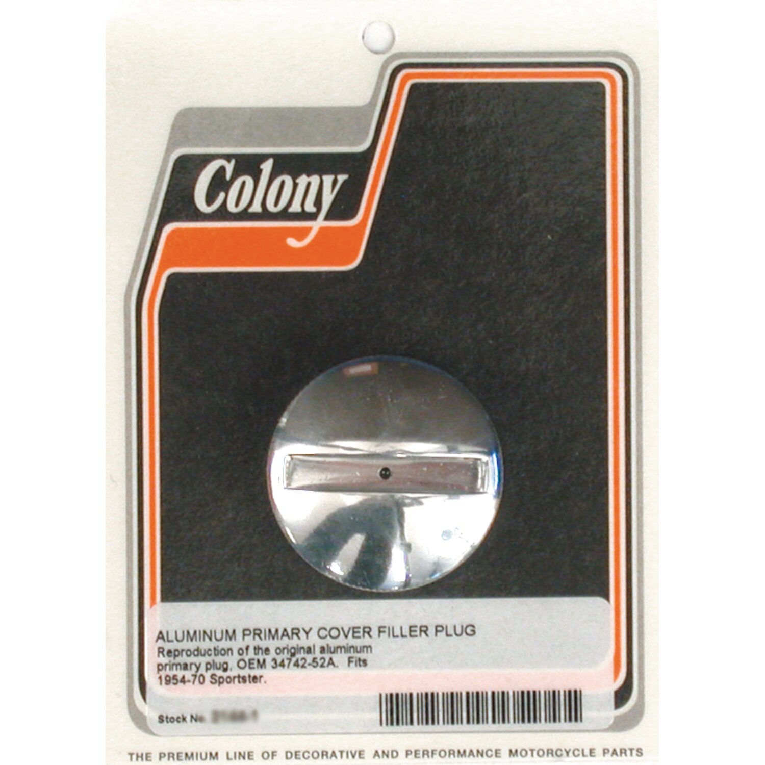 Colony XL primary case plug, Raw