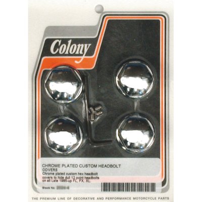 Fits over the OEM head bolts. Securely mounts to the head bolt with a set-screw.