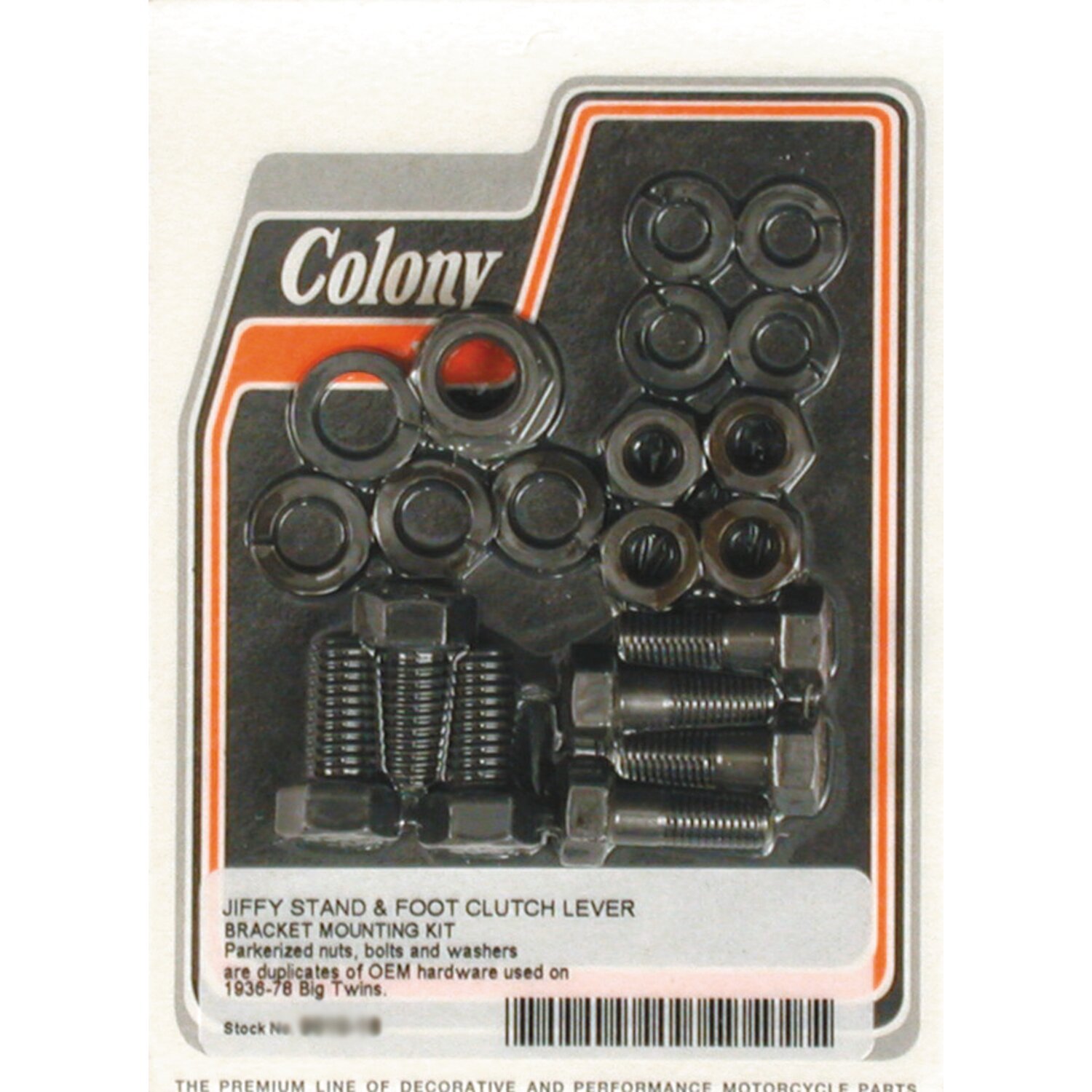 Colony jiffy & foot clutch mount kit, Matte