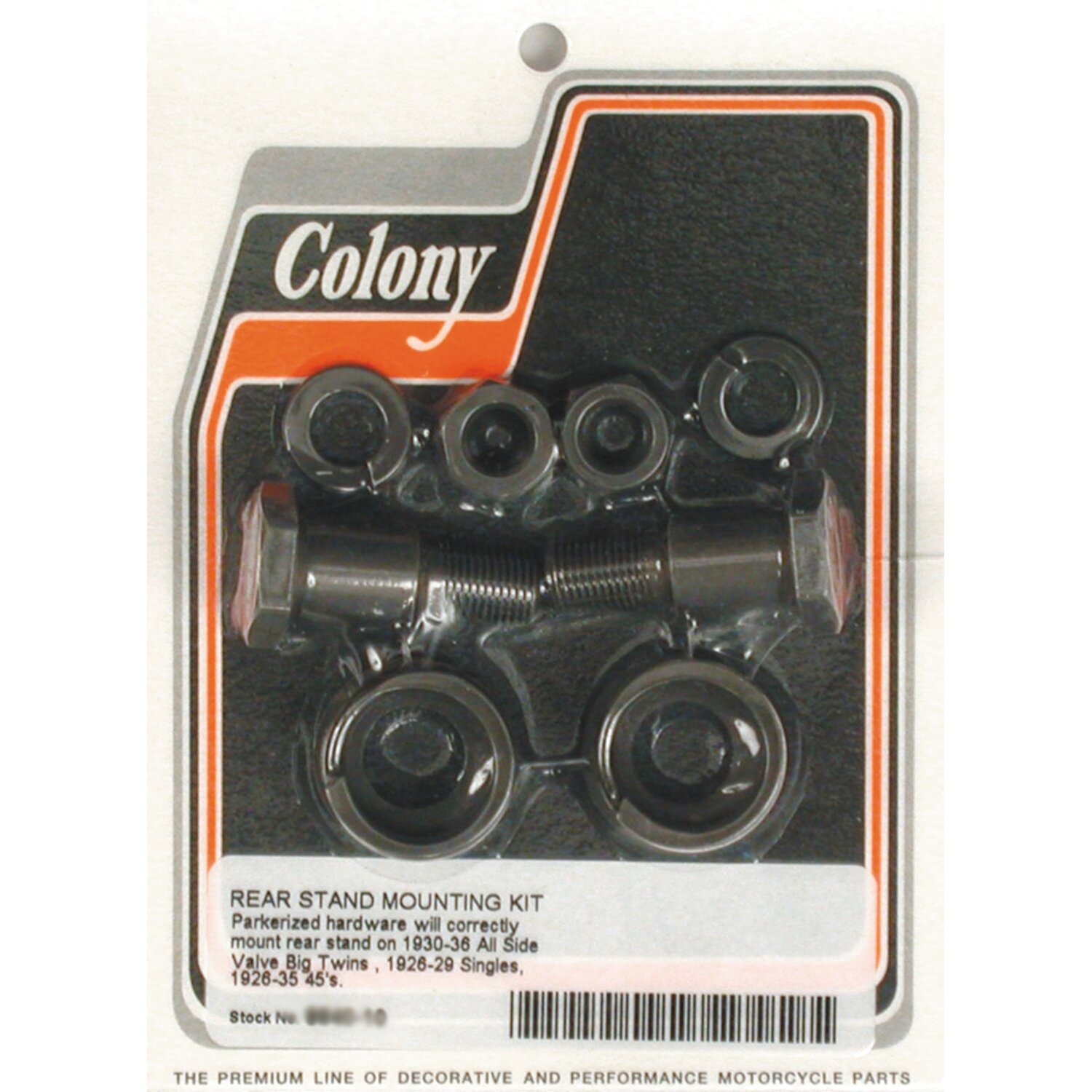 Colony, rear stand mount kit, Raw
