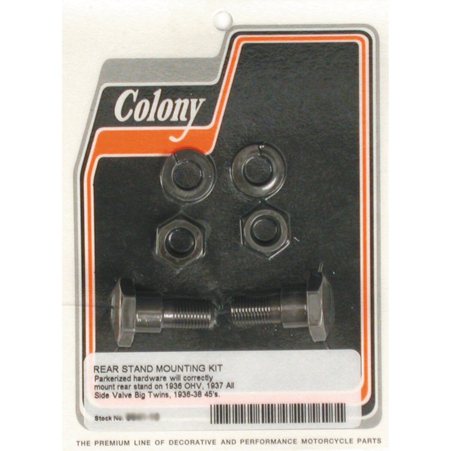 Colony, rear stand mount kit, Matte
