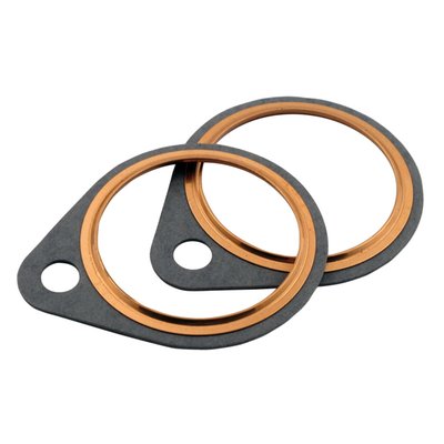 Fiber with copper fire ring. 
OEM replacement reference 65834-68A, 65835-86T.