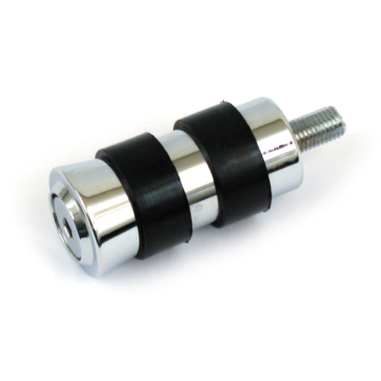 Cushion band shift/brake peg, Black, Chrome