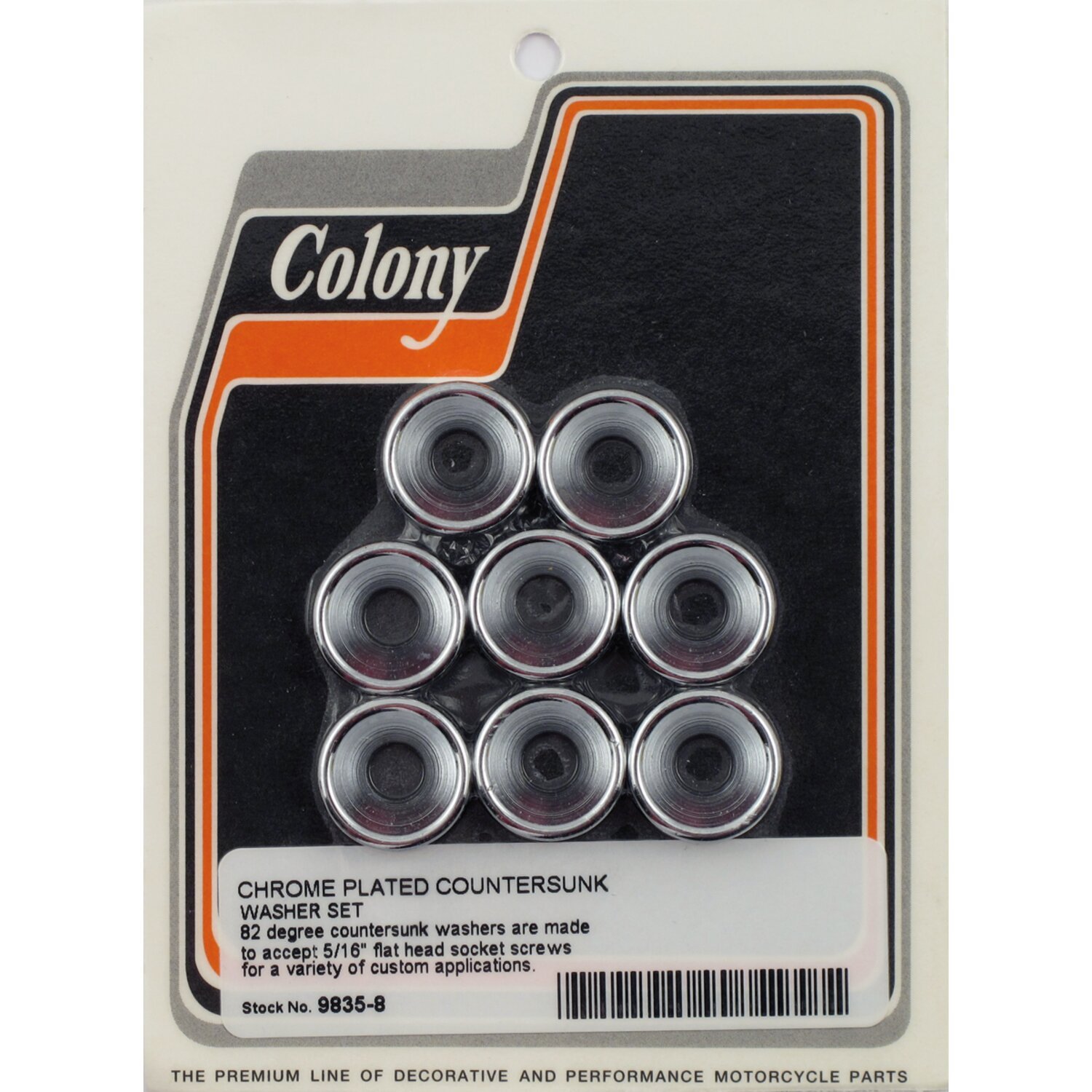 Colony countersunk flatwashers 5/16"