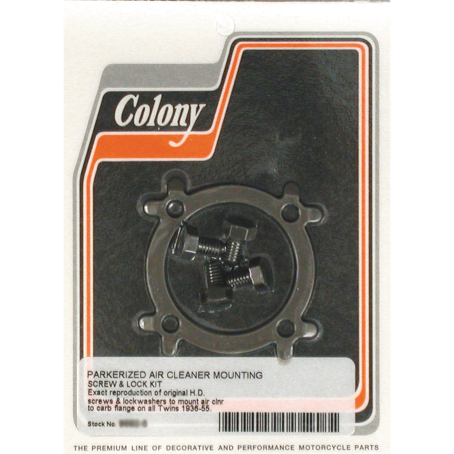 Colony, Linkert air cleaner mount screw & lock kit