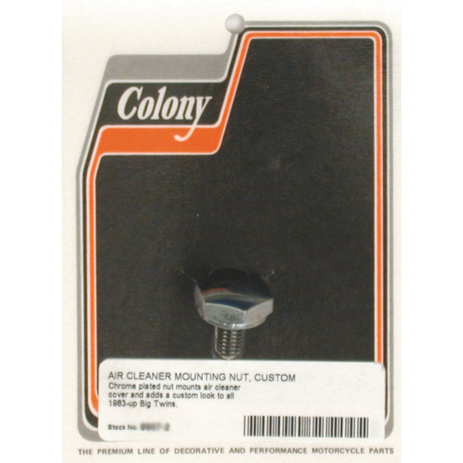 Colony, air cleaner cover mount bolt