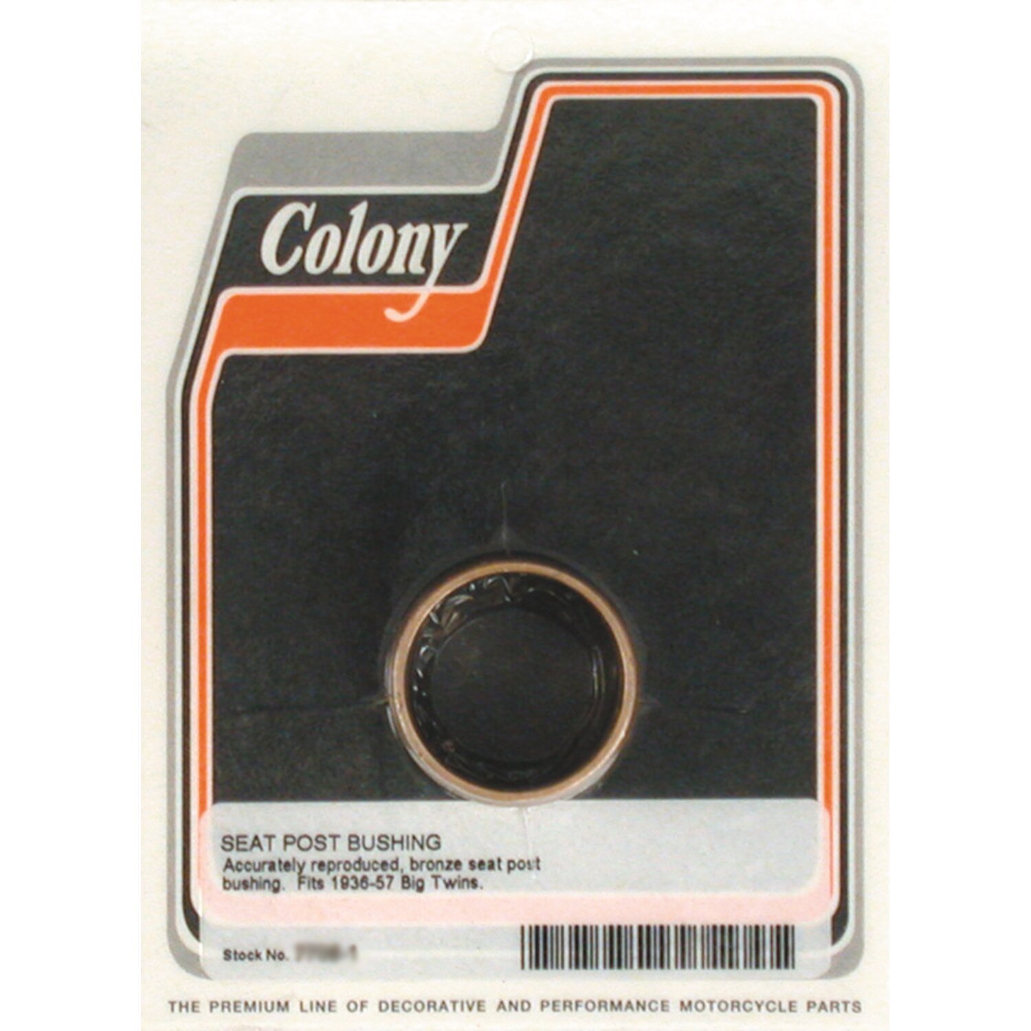 Colony, seat post bushing