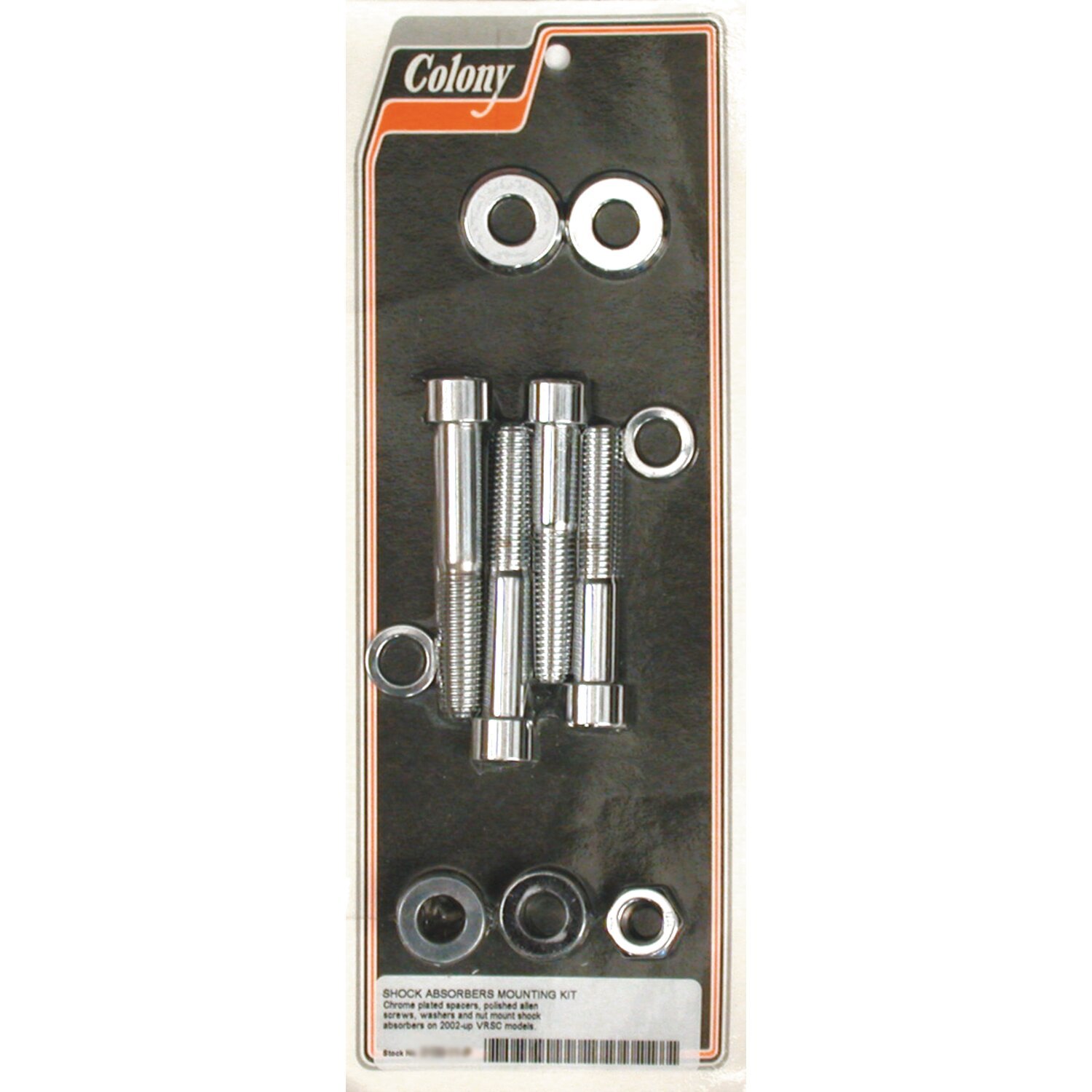Colony V-Rod shock mount kit, Chrome