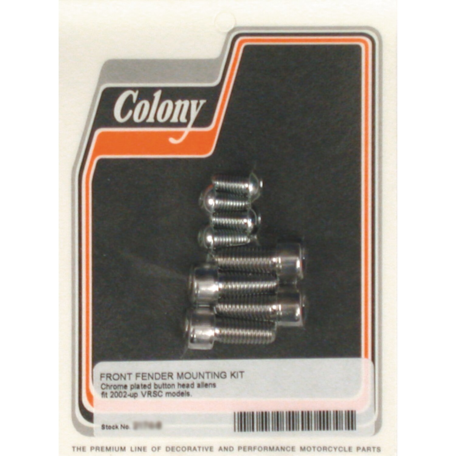 Colony fender mount kit, Chrome