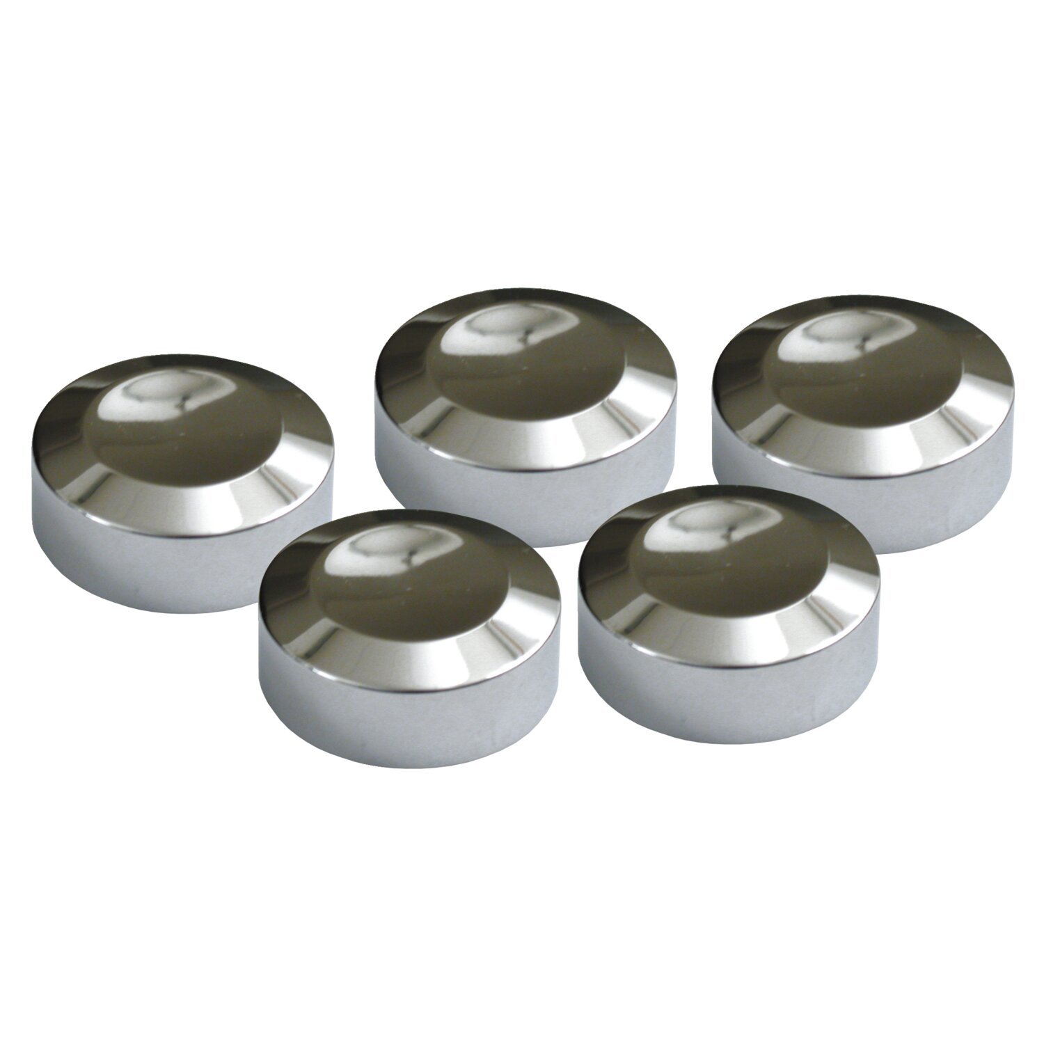 Rear pulley bolt cover kit, Chrome