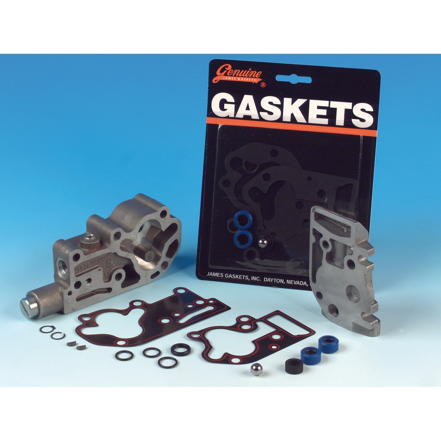 James, oil pump gasket & seal kit. Evo B.T. RCM