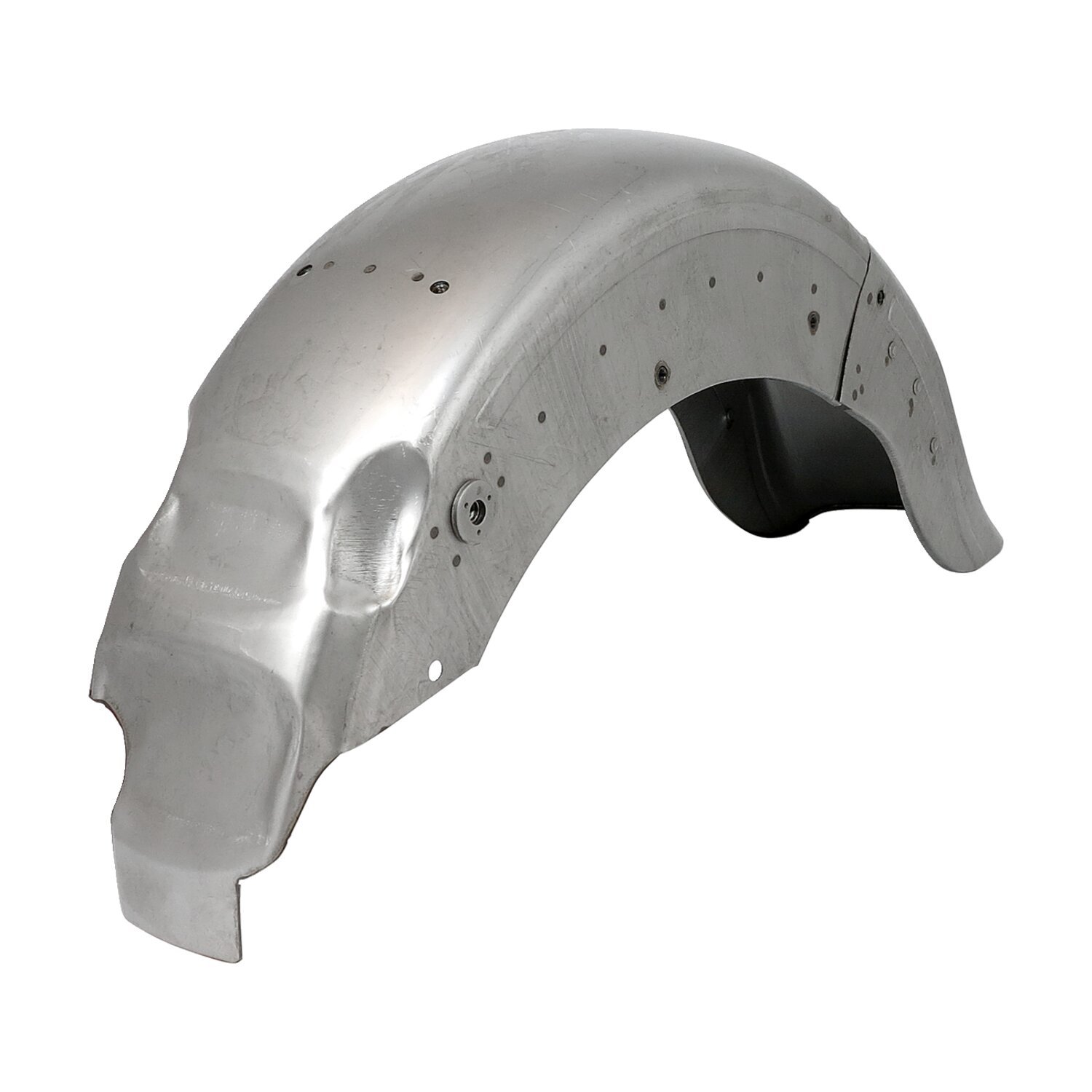 58-84 FL hinged rear fender, Unpainted, Raw