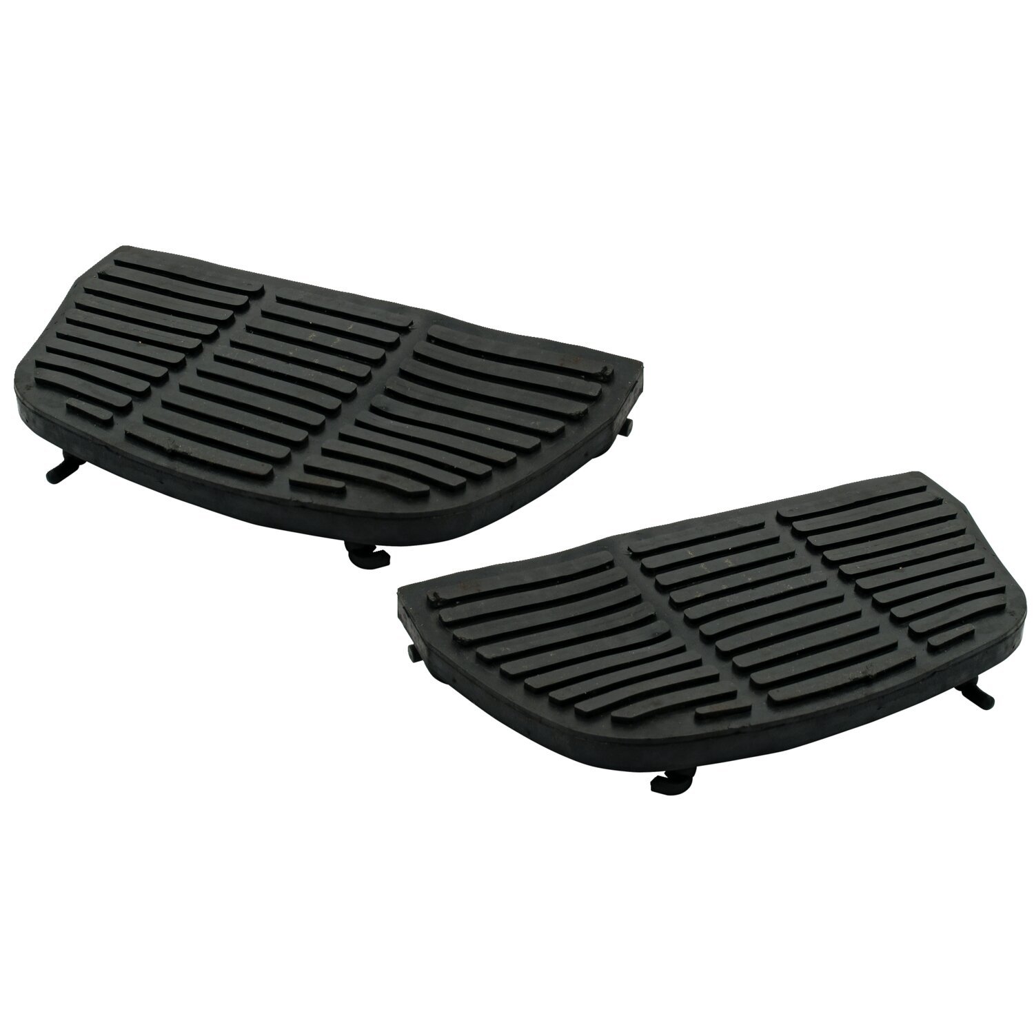 Passenger floorboard pad set, Black
