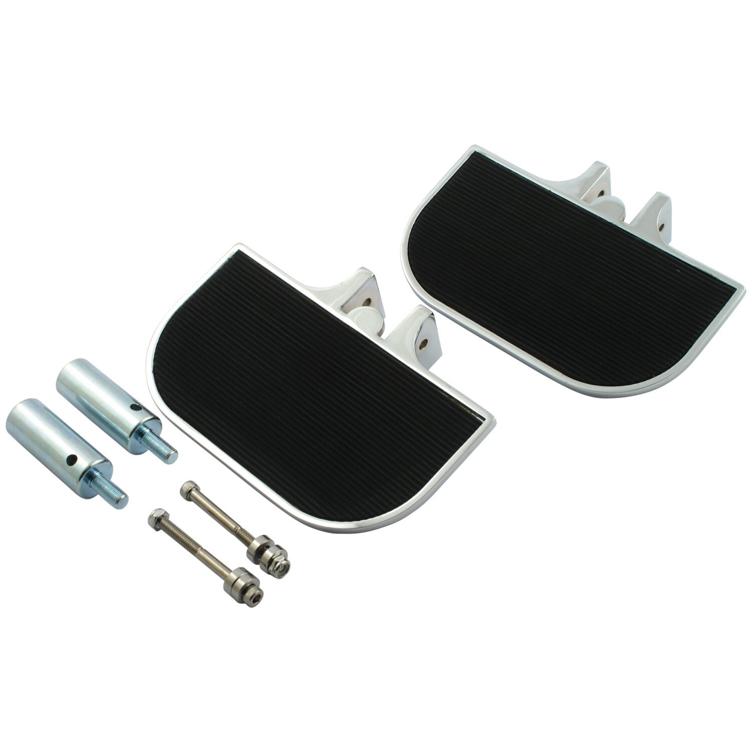 Custom small floorboards, Silver, Chrome