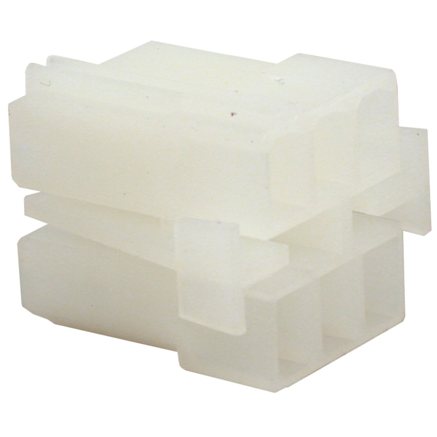 NAMZ, AMP/TE connector. White, receptacle, 6-pins