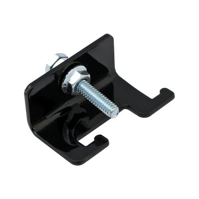 Stock replacement, 13 gauge steel with a black powder coated finish. OEM replacement reference 66183-82. 
