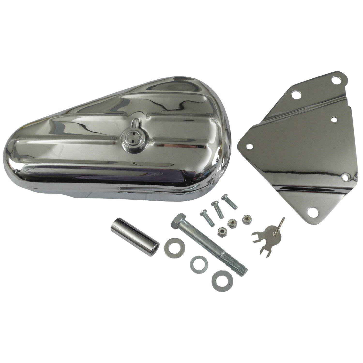 Softail ribbed tool box kit, right side
