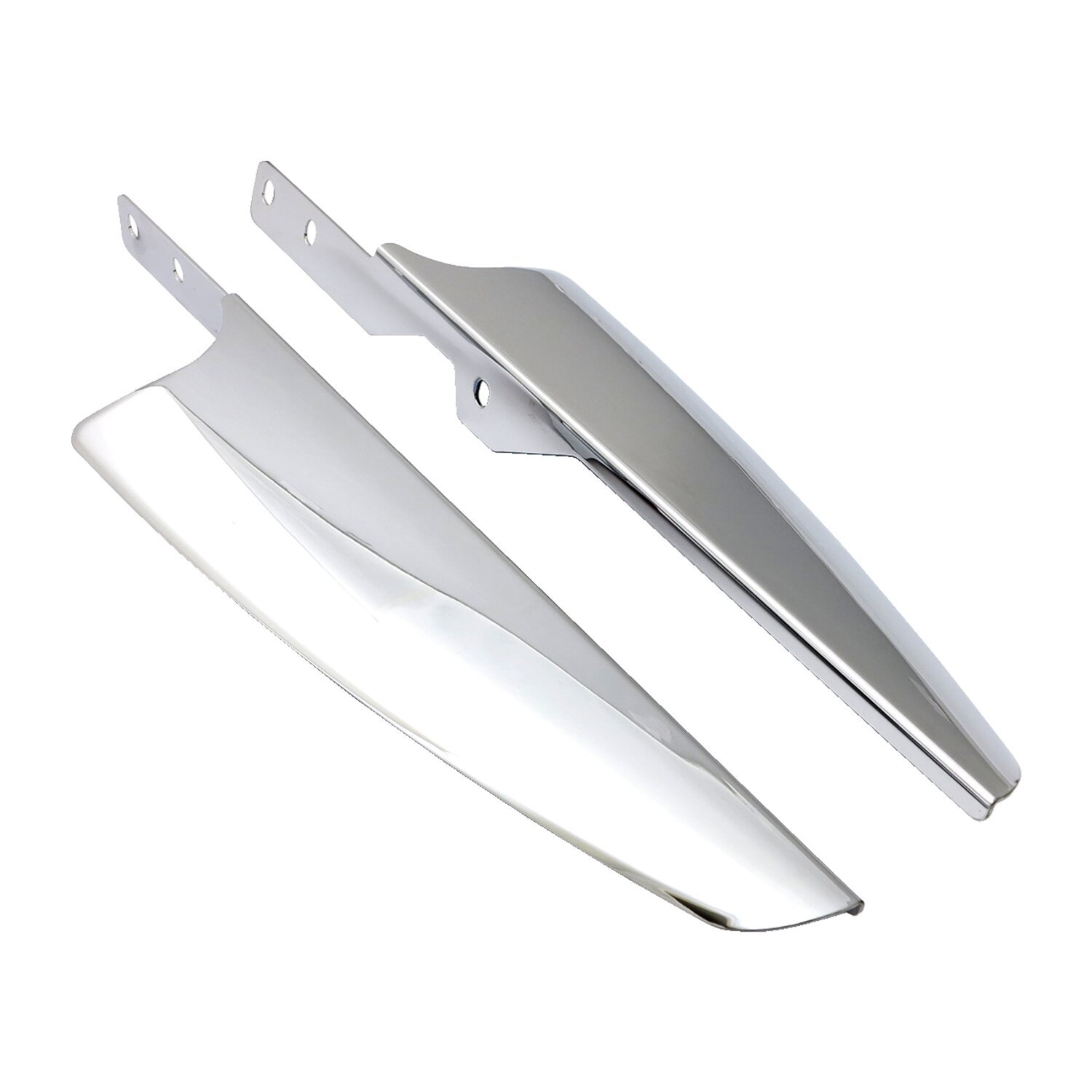 Wind deflector set, Chrome