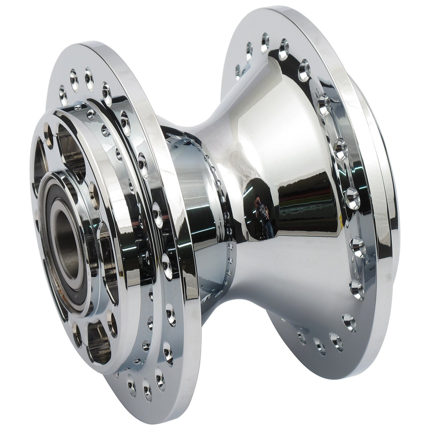 Front wheel hub, Chrome