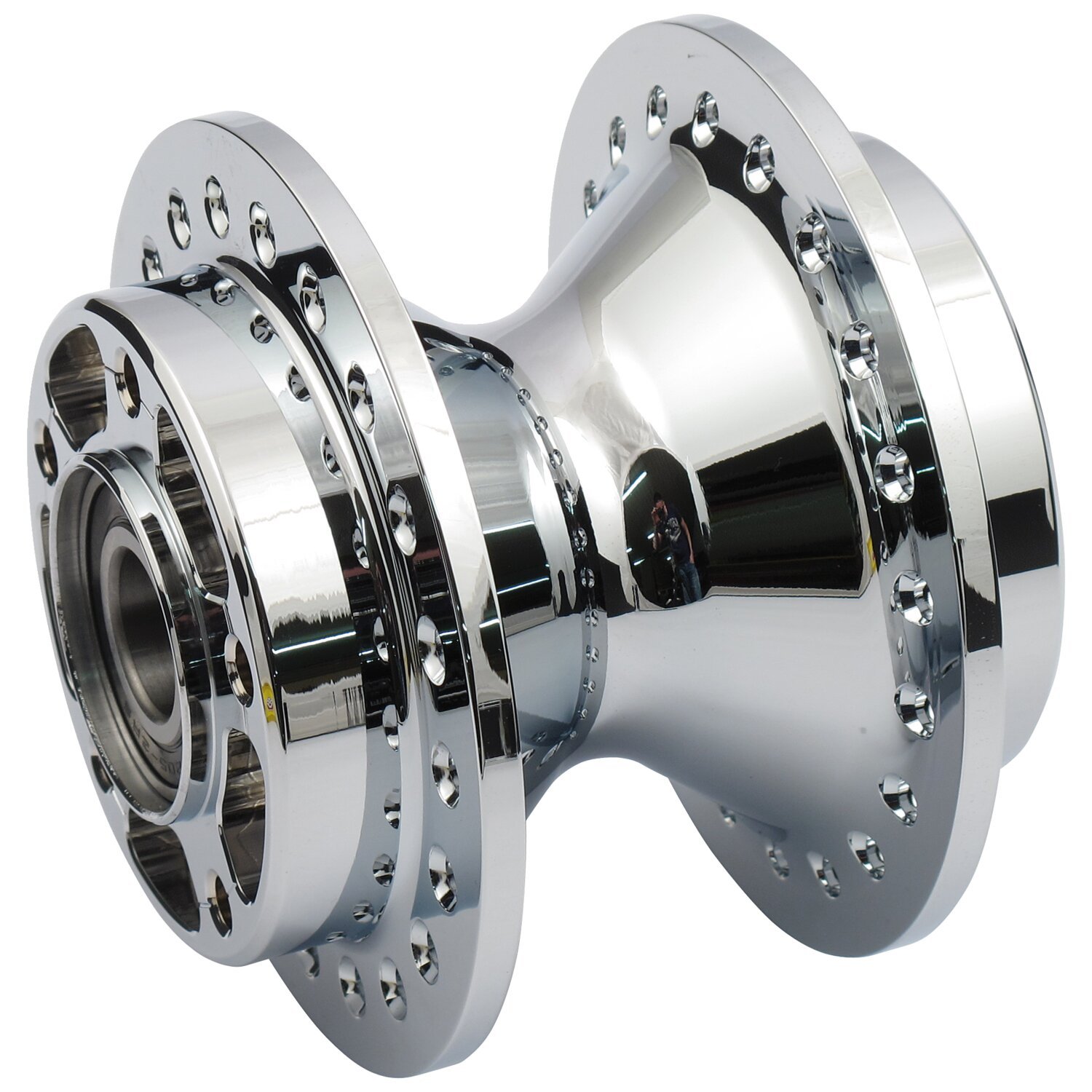 Front wheel hub, Chrome