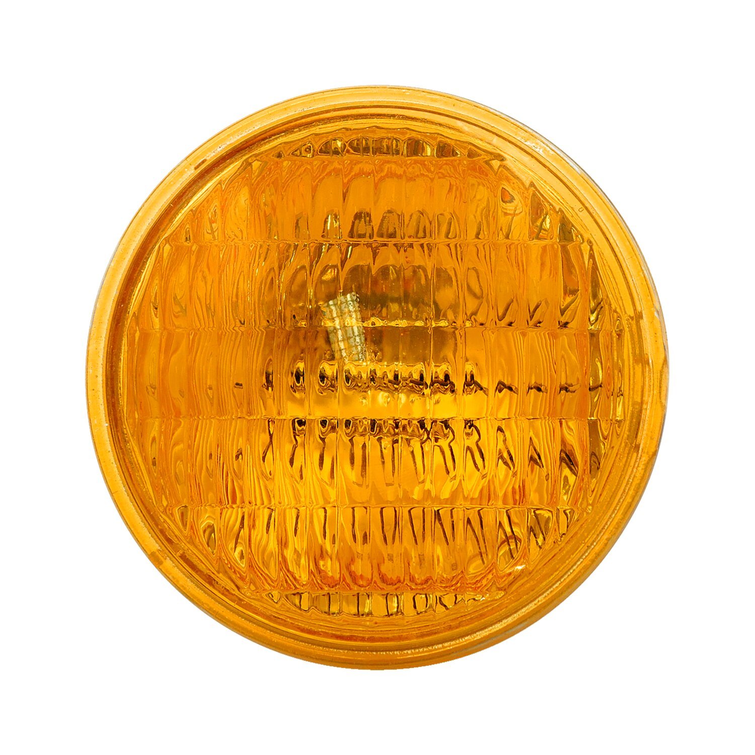 4-1/2" 35w 12v sealed beam unit. Fluted amber lens