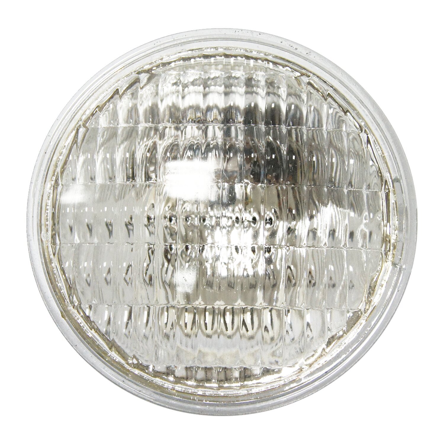 4-1/2" 30w 12v sealed beam unit. Fluted clear lens