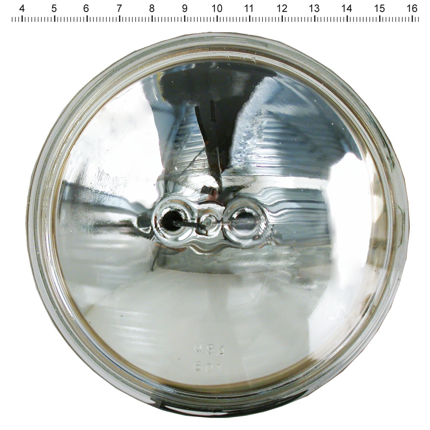 4-1/2" 30w 12v sealed beam unit. Clear lens