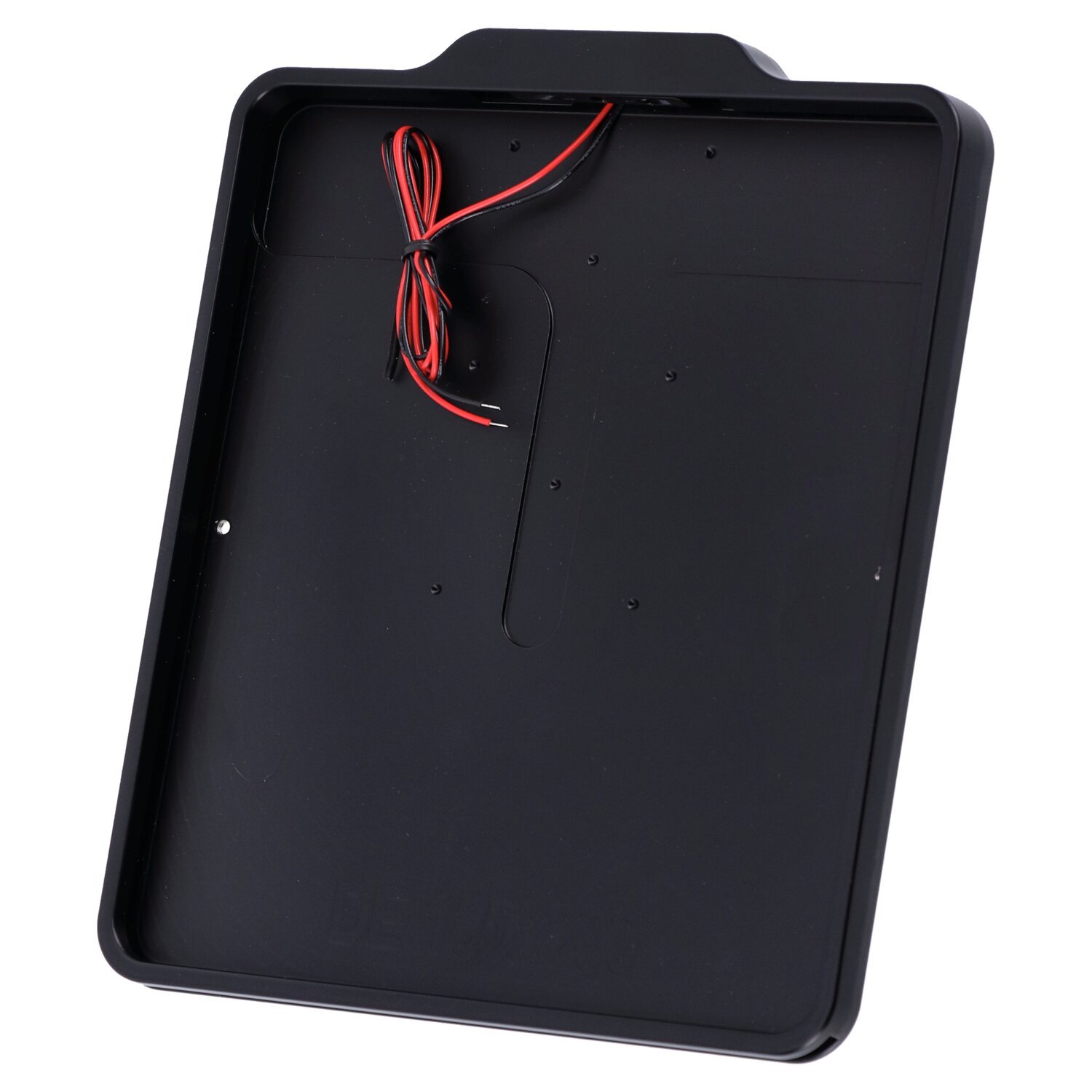 DMP, license plate frame with light 5.0 DE, Black, Matte