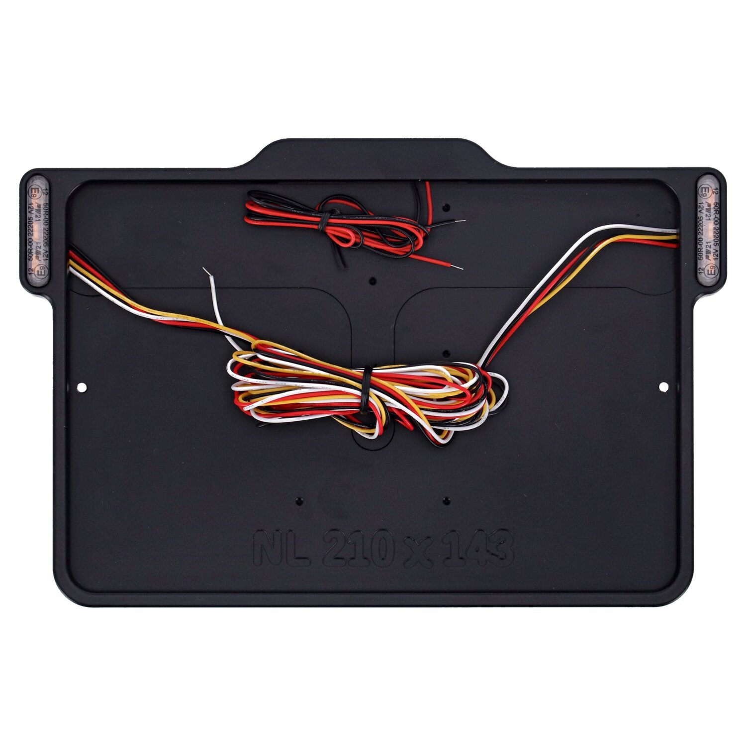 DMP, 3-1 license plate frame 3.0 NL BE, Black, Matte