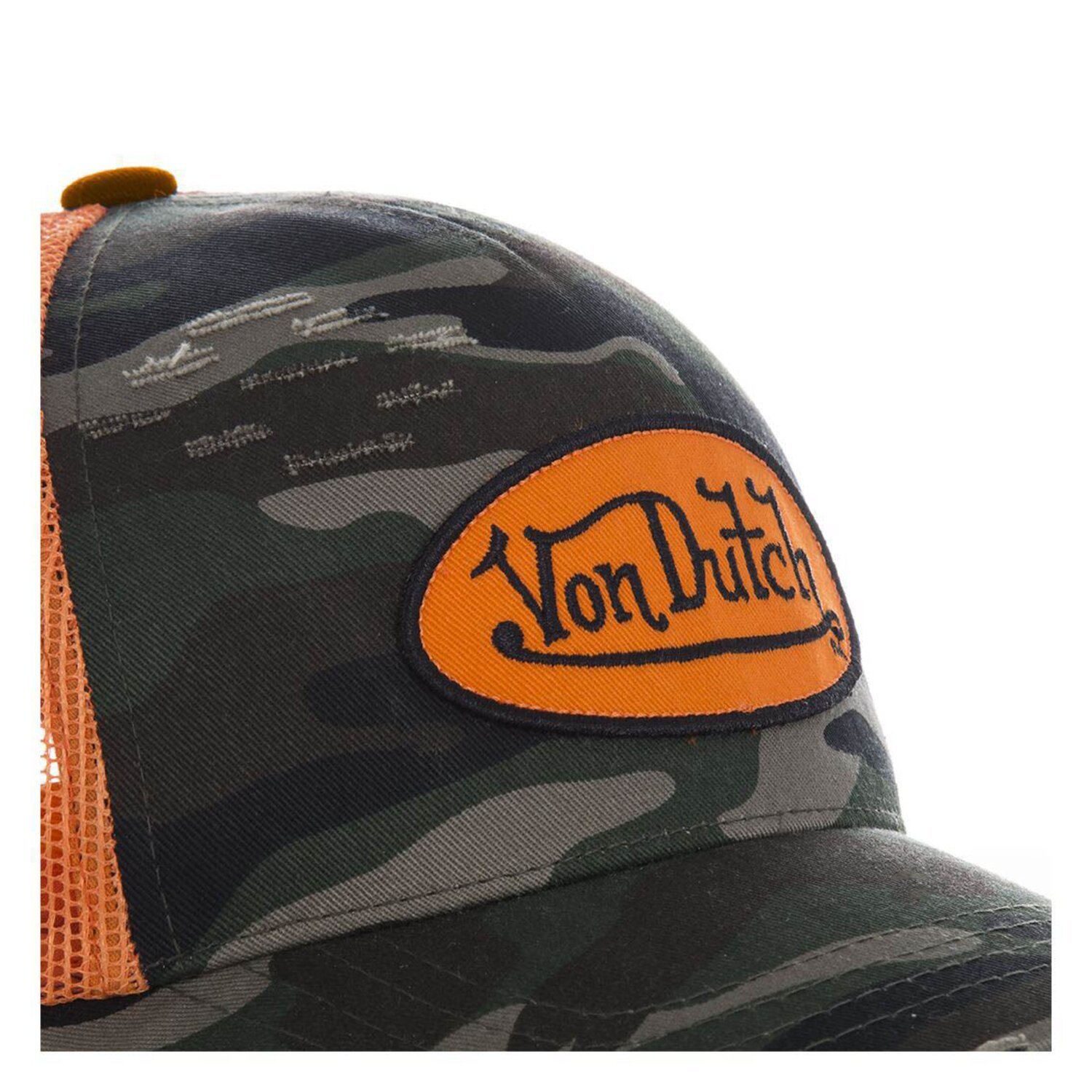 Von Dutch Heritage cap camou orange patch/net