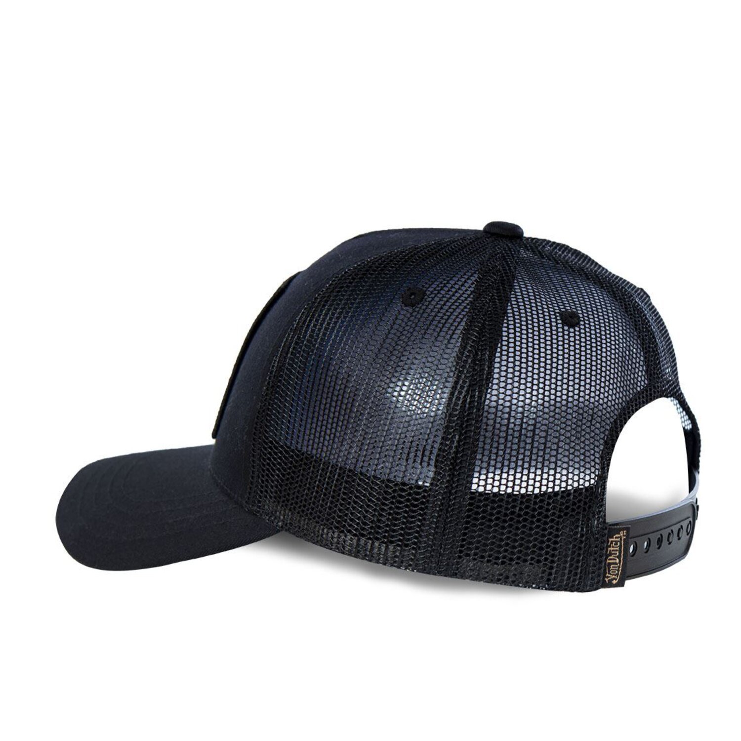 Von Dutch Heritage cap square patch eyes, gold, Black