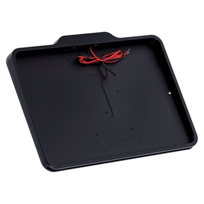 With built-in top side mounted E approved LED license plate light.
Tidy tail made simple! – The license plate frame is mounted to your existing bracket, or one of the DMP license plate brackets/holders for the cleanest look. Then you slide your license plate in from the bottom. The plate locks with the small screws from the back (included). Danish Motorcycle Parts (DMP) milled this frame from a single piece of billet aluminum for strength and lightweight, it's powder coated for durable and lasting beauty. Universal fit and will install to most motorcycles.
- With E marked LED license plate light