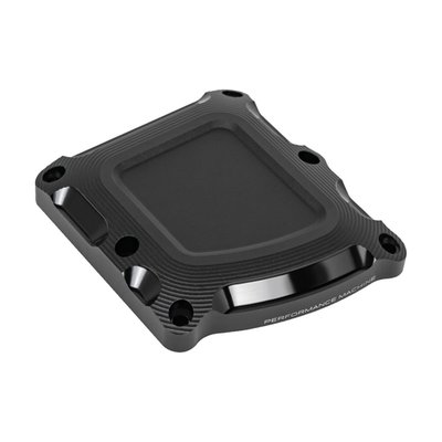 Black Ops, a subtle dual tone gloss black with black wrinkle combination finish.
Elevate the style and performance of your M8 with the Race Series engine covers from Performance Machine. The Race Series covers are carefully crafted with the utmost precision to dissipate heat more effectively and provide a race-inspired look. The new forms and shapes transfer heat more efficiently away from the engine & transmission to better accommodate increased temperatures synonymous with racing. To complete the look, these covers come in the innovative Black Ops finish with laser engraved logos to provide a durable, yet elegant appearance.