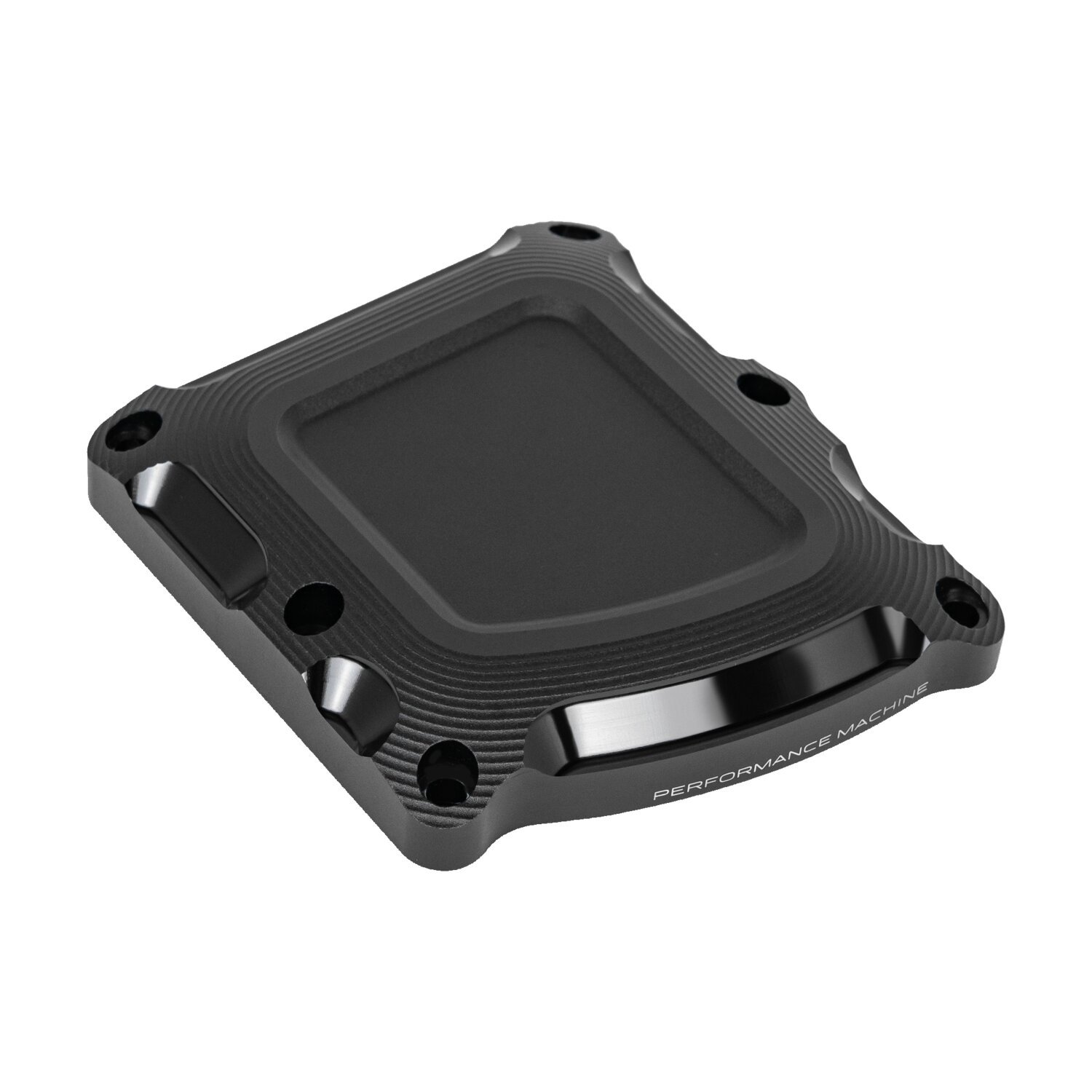 PM, Race series transmission top cover. Black Ops, Gloss