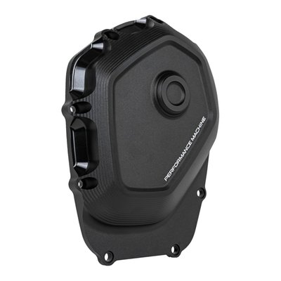 In black Ops = A subtle gloss black with black wrinkle combination finish. 
Elevate the style and performance of your Harley-Davidson® M8 with the Race Series engine covers from Performance Machine. The Race Series covers are carefully crafted with the utmost precision to dissipate heat more effectively and provide a race-inspired look. The new forms and shapes transfer heat more efficiently away from the engine & transmission to better accommodate increased temperatures synonymous with racing. To complete the look, these covers come in the innovative Black Ops finish with laser engraved logos to provide a durable, yet elegant appearance. 
Fits as a direct replacement for the OEM cam gear cover.