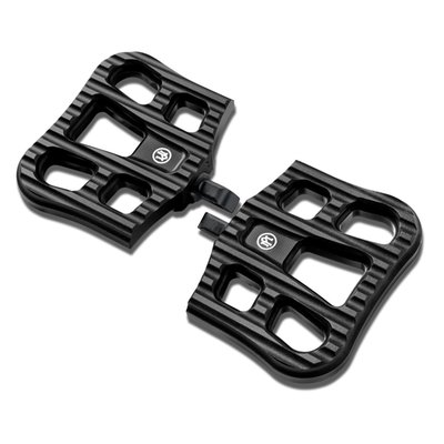 In black Ops, a subtle gloss black and wrinkle black combination finish. 
The Performance Machine custom touch for your bike. 
Note: Models fitted with passenger foot pegs will require the separate purchase of a passenger floorboard mount kit.
Note: Perfect in combination with PM's Drifter rider floorboards, available as 993408. 