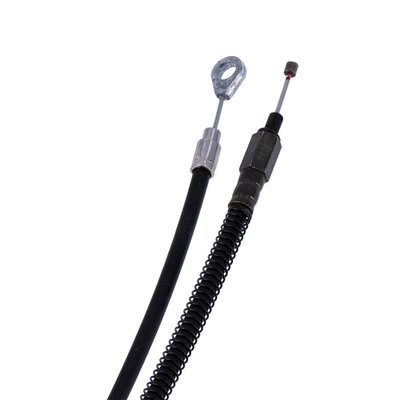 Single cable with midway adjuster. 