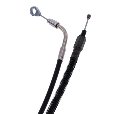 Single cable with midway adjuster. 