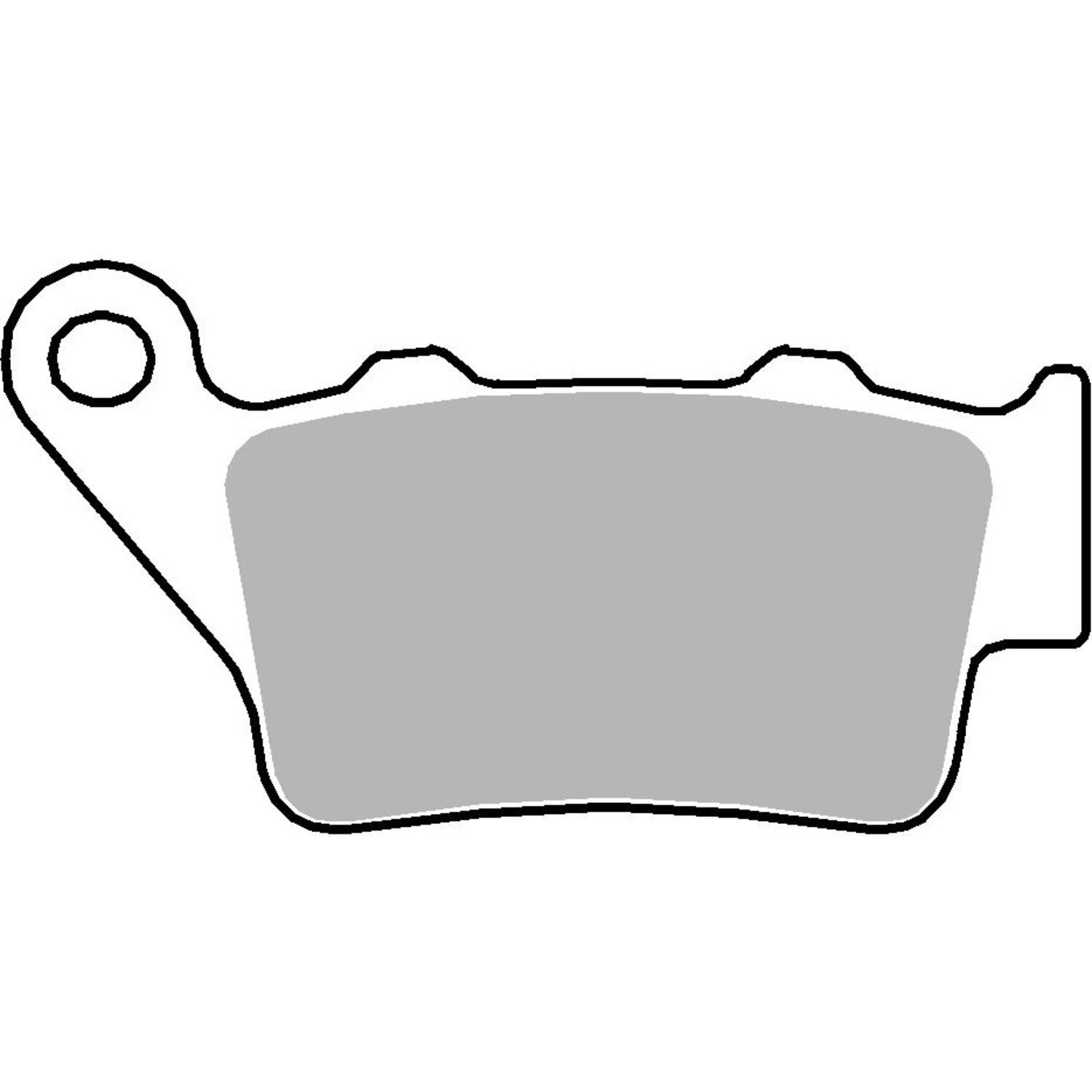 SBS, brake pads. Street Ceramic (organic). Rear