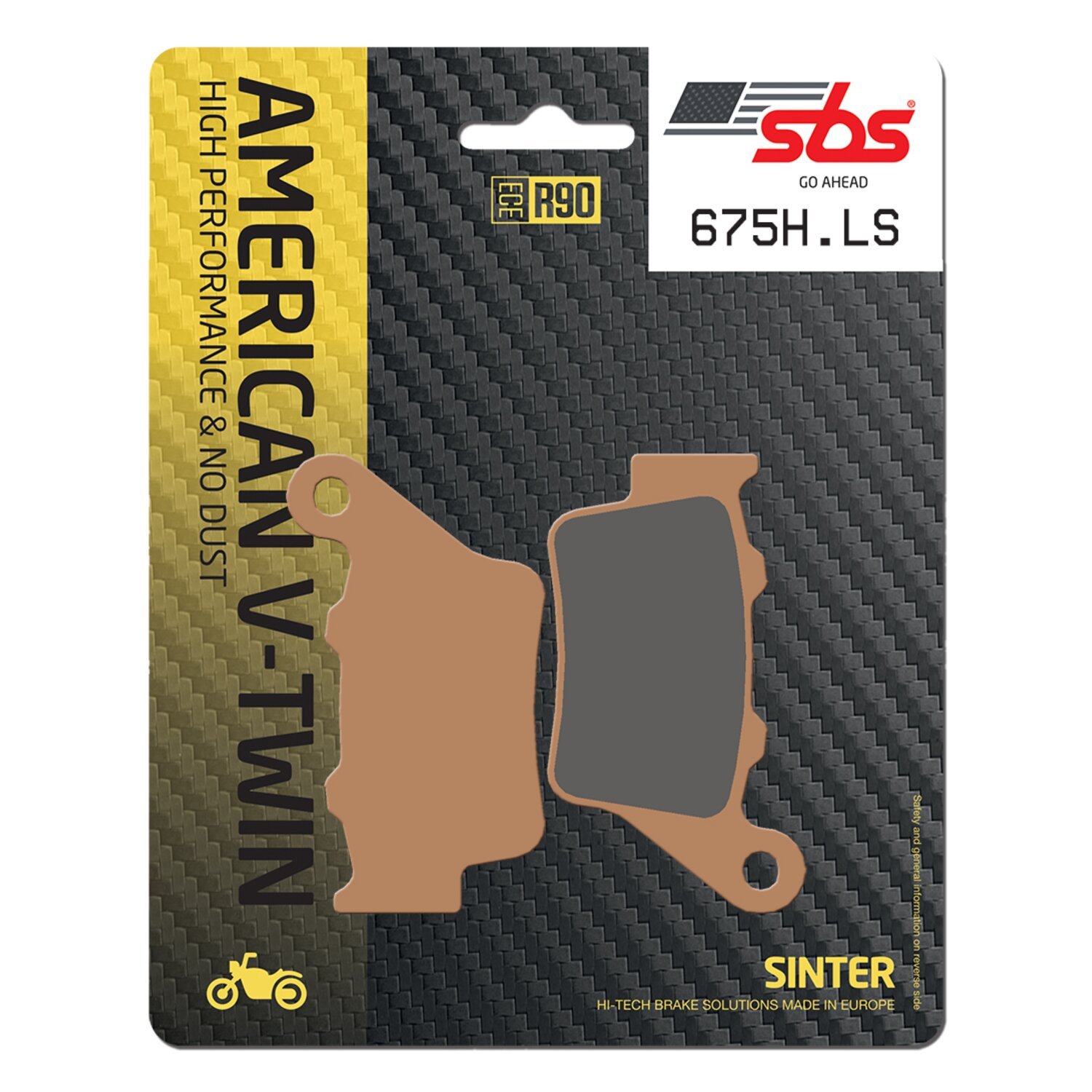 SBS, brake pads. Street Excel Sinter. Rear