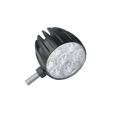 Cold white position front light + indicator. 
ECE approved for front use a position light + indicator. 
It has a 3/15W input and an electrical voltage of 12V.  
Comes with a black aluminum housing and sports Kellermann's high power LED technology for excellent visibility. 
The Dayron offers a full area lighting with an extreme light output in either position light, running light or turn signal through the use of the latest Kellermann clear lens technology with polycarbonate lenses. 
Comes with a M8 adapter. 
Dimensions: 59,9mm long x 63,5mm diameter, weight 228gram.