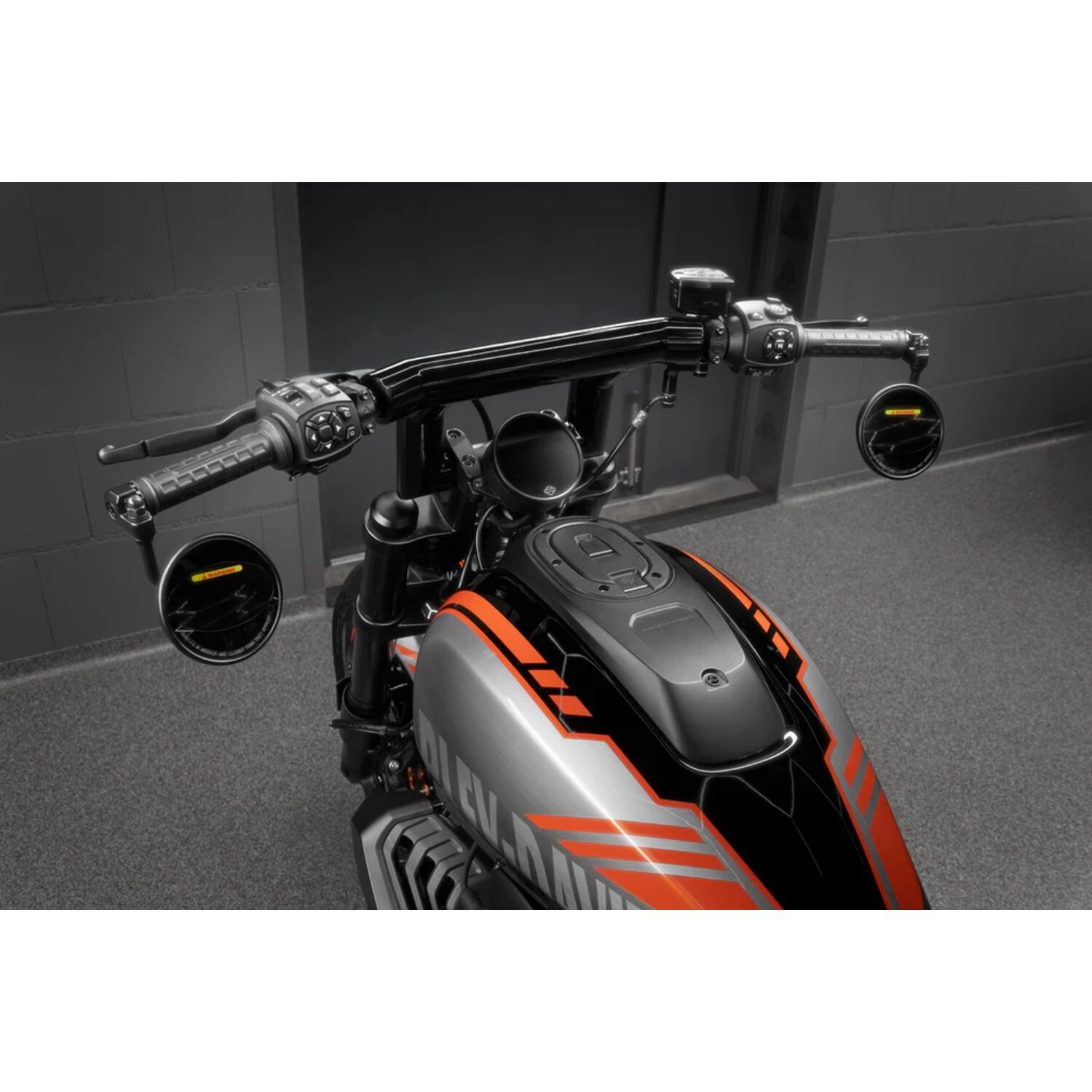 Killer Custom, Killer Bull 2" fat window bar. 6" rise, Black, Powder Coated