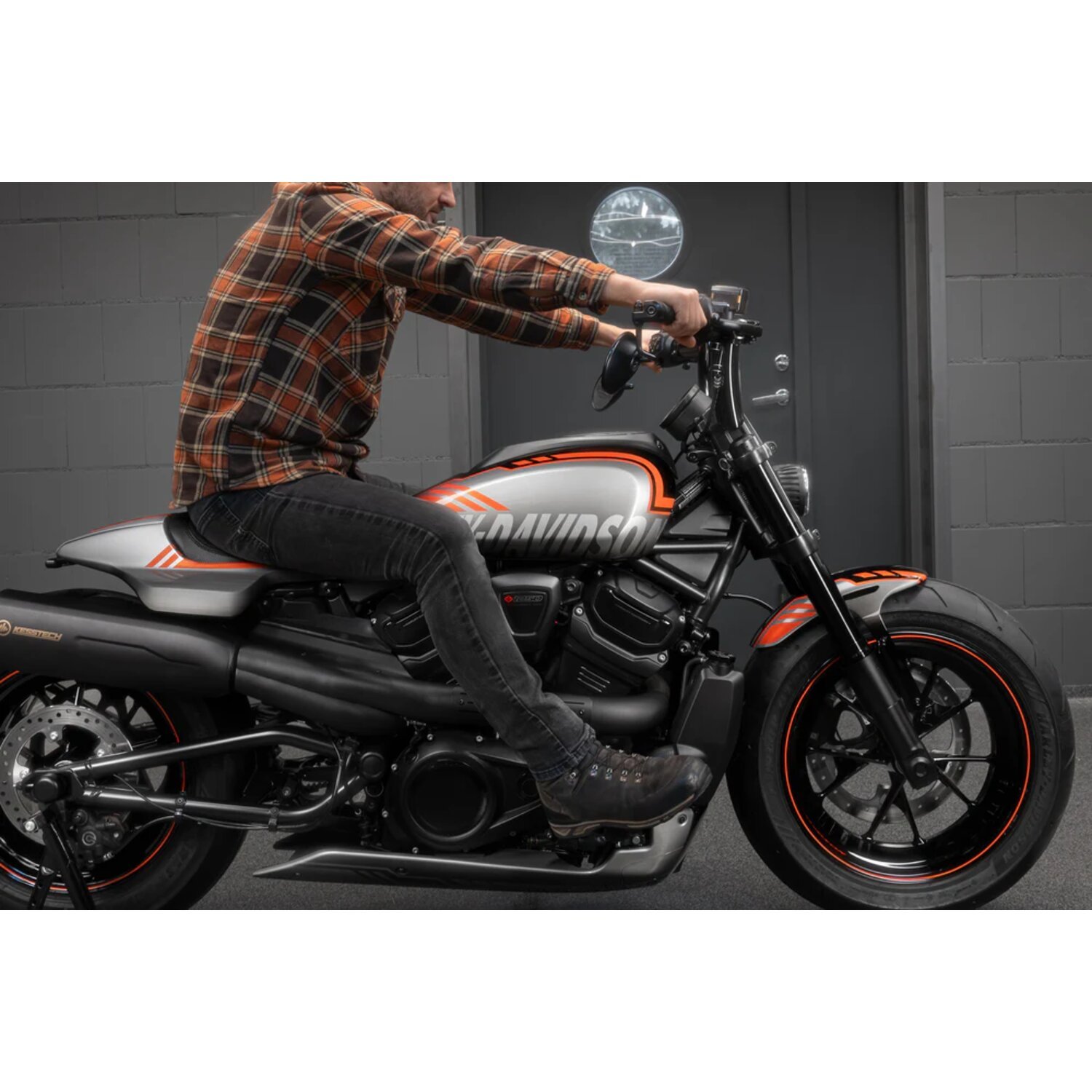 Killer Custom, 2" Killer Bull fat bar. 6" rise, Black, Powder Coated