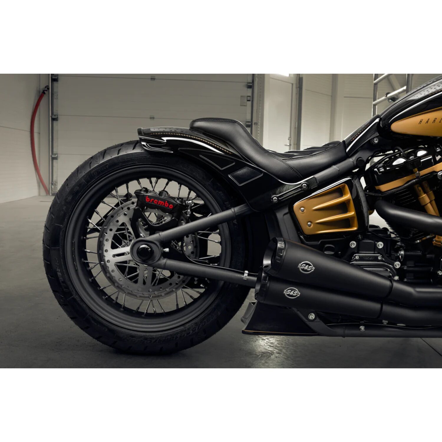 Killer Custom, Rear Fender 'Rodstr', Unpainted, Gloss