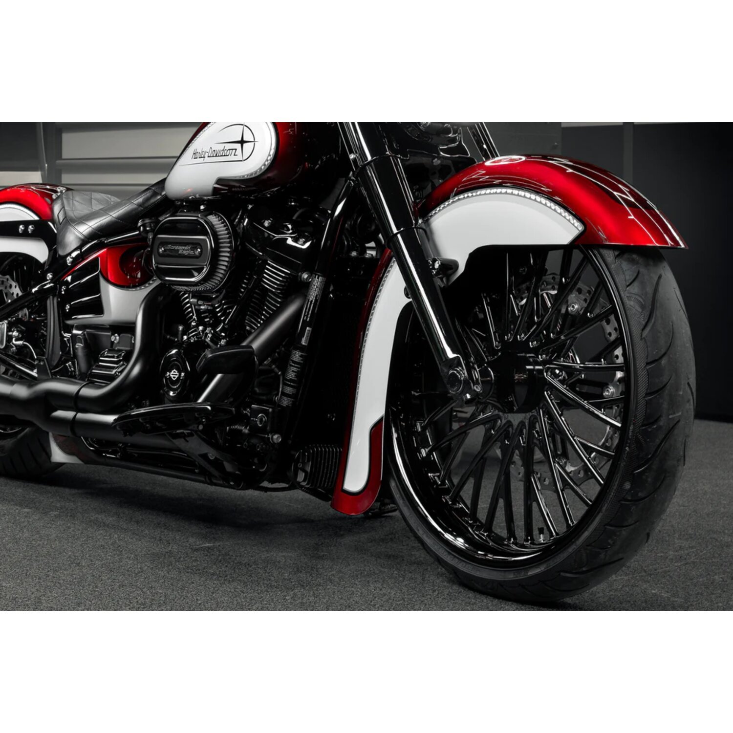 Killer Custom, 23" Front Fender 'Hot Rod Series', Unpainted, Raw