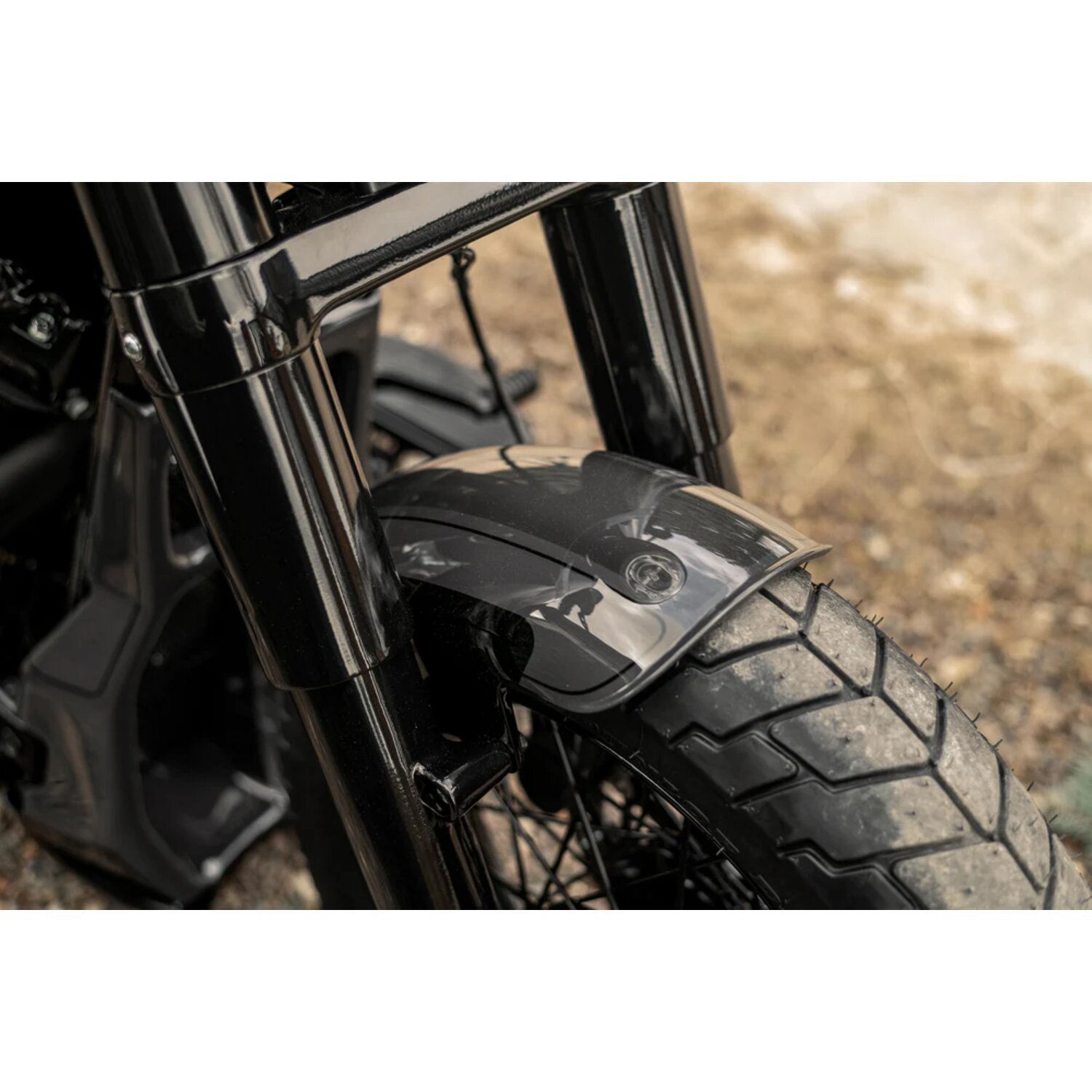 Killer Custom, custom front fender 'Fatty', Unpainted, Raw