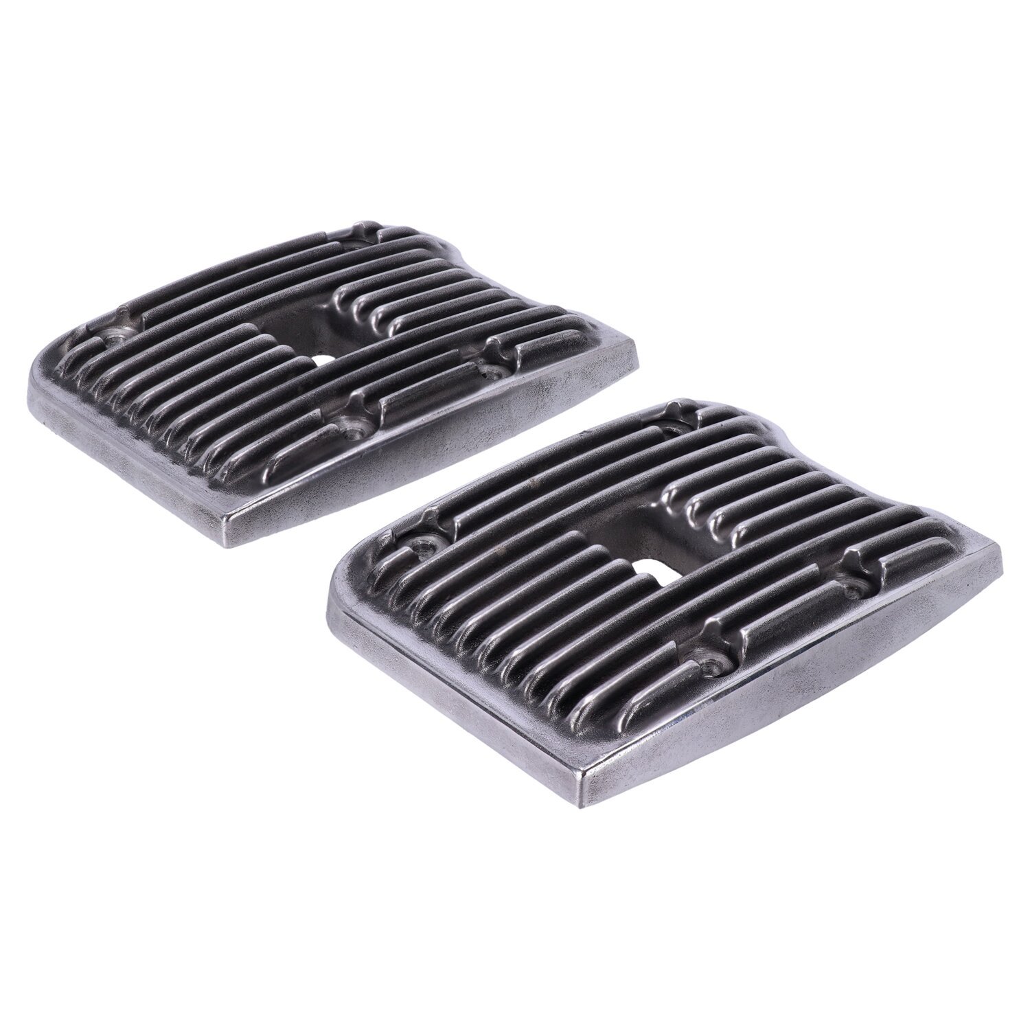 Wannabe Choppers, ribbed rocker cover set, Satin