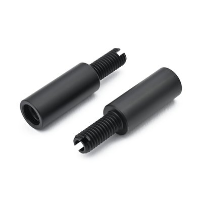 M8 threaded on both ends (M8 inside to M8 outside threads). Used to extend the mounting distance with 30mm for any small 8mm turn signal. Used for required distance between right & left side turn signal for better visibility and added safety.
- M8 threaded
- 30mm extension
- 13mm outside diameter
- CNC machined aluminum
- Sold in pairs