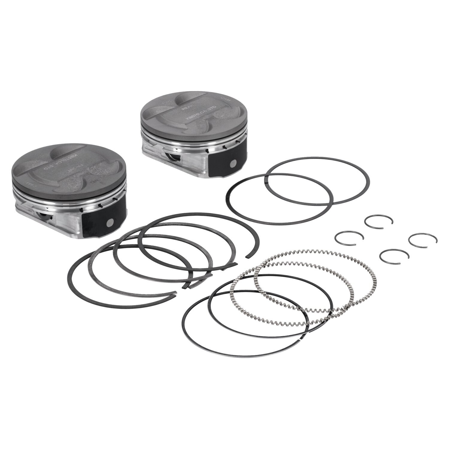 KB, M8 107" to 124" big bore conversion piston kit. STD